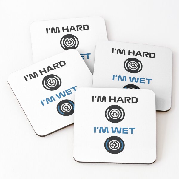 Item preview, Funny Design I'm Hard/I'm Wet (Racing Tyres Design) designed and sold by FilipeFerreira.