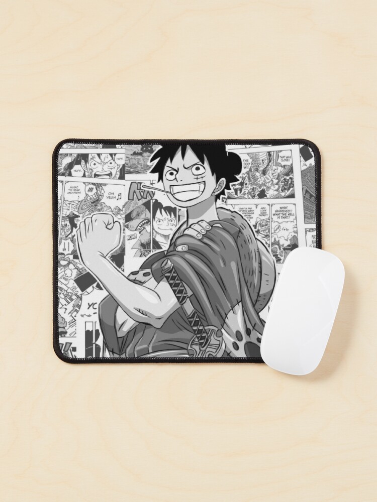 Tapis de souris for Sale avec l'œuvre « Panneau de manga One Piece