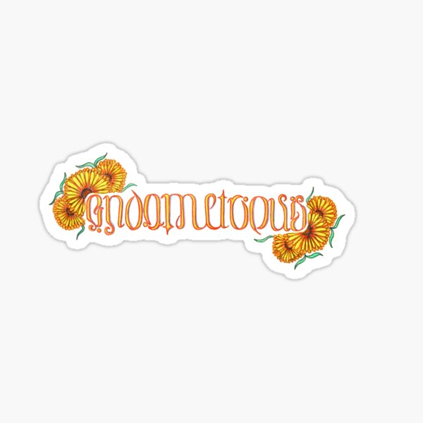 Endo Ambigram - Horizontal Sticker