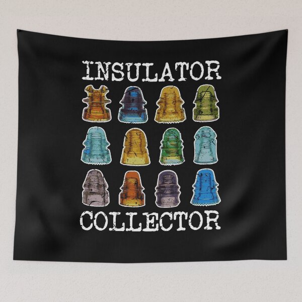 Item preview, Insulator Collector Antique Telegraph Vintage Glass designed and sold by Sinful Charm.