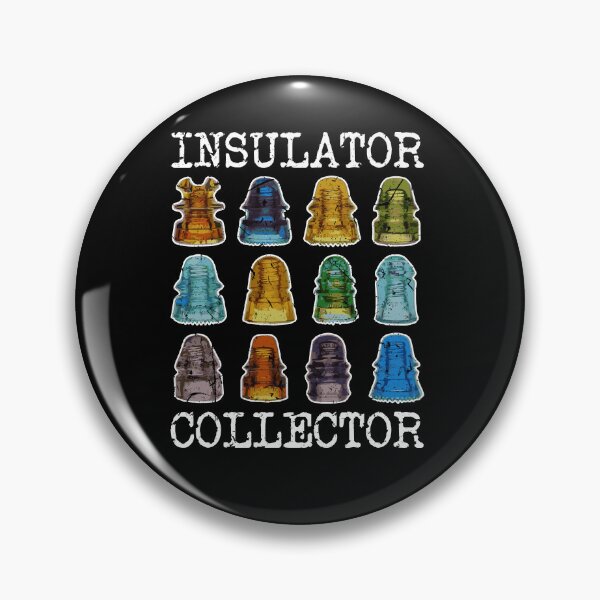 Item preview, Insulator Collector Antique Telegraph Vintage Glass designed and sold by Sinful Charm.
