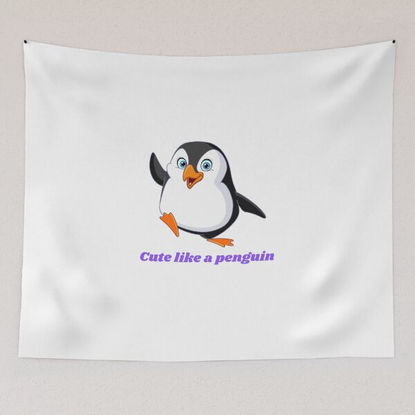 Aperçu de l'œuvre Mignon comme un pingouin créée et vendue par Cute-Store-HQ.