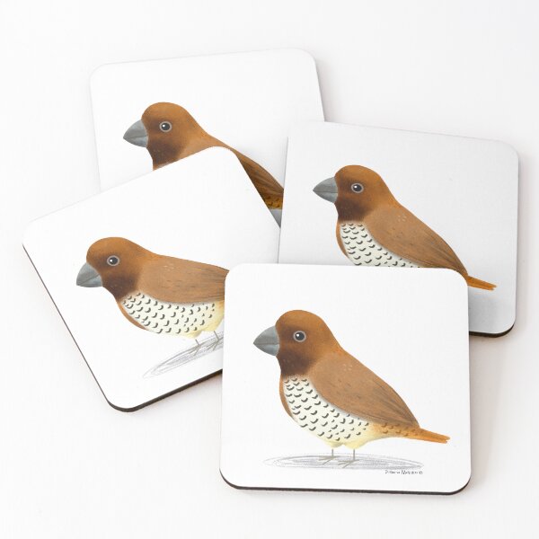 Item preview, Spice Finch Bird designed and sold by julianamotzko.
