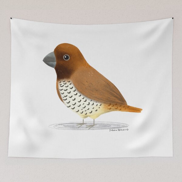 Item preview, Spice Finch Bird designed and sold by julianamotzko.