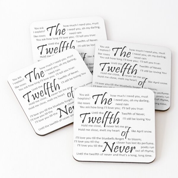 Item preview, The Twelfth of Never designed and sold by Jenn Graham.