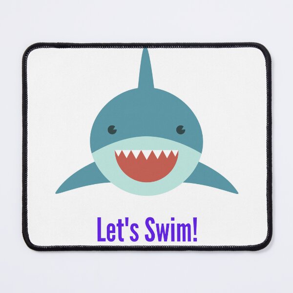 Item preview, Shark Lets Swim designed and sold by Cute-Store-HQ.