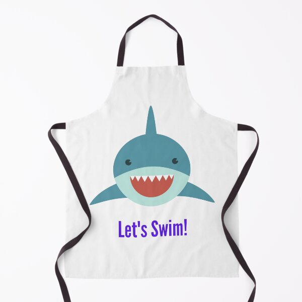 Item preview, Shark Lets Swim designed and sold by Cute-Store-HQ.