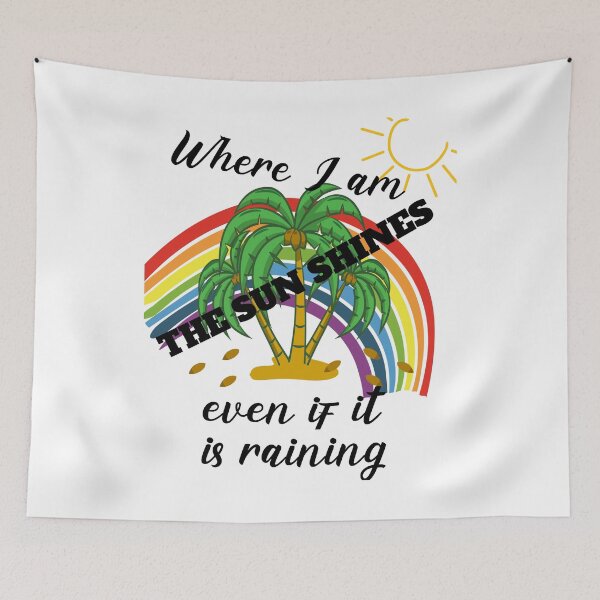 Item preview, Where I Am The Sun Is Shining designed and sold by Bodino.