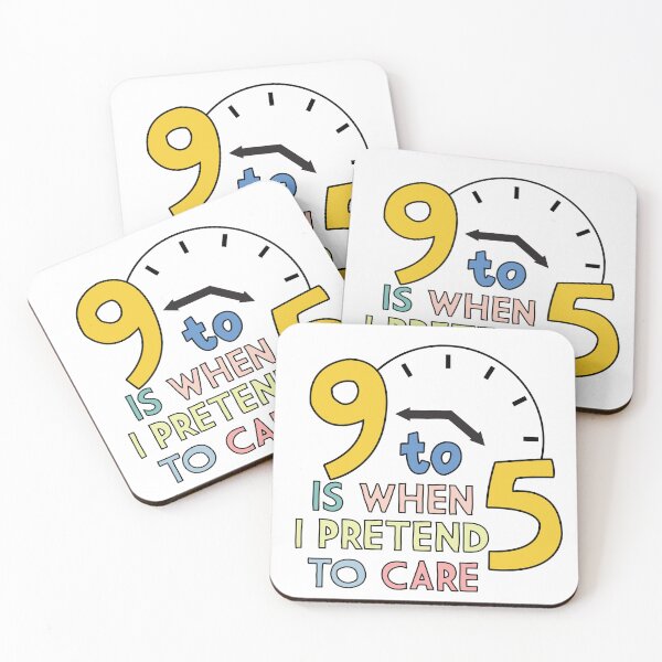 Item preview, 9 to 5 is when I pretend to care designed and sold by PCStudio57.