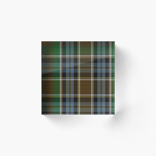 Massie/Massey Tartan Acrylic Block