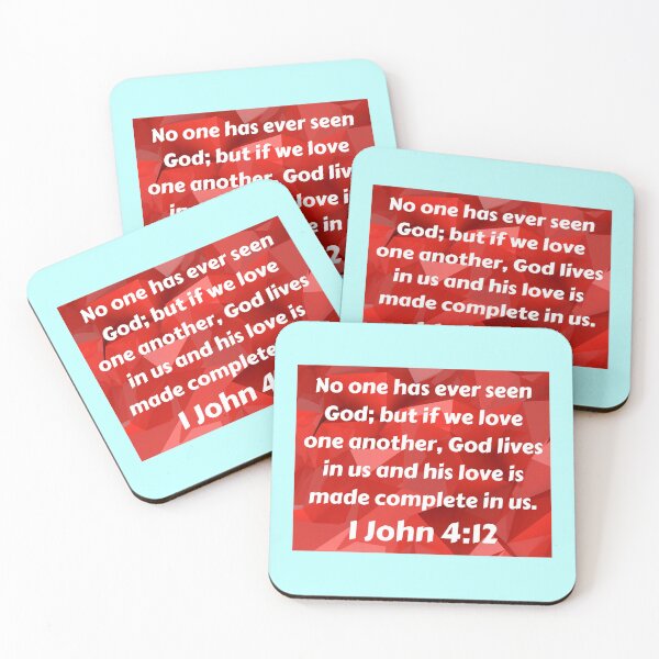 Item preview, Bible Verse 1 John 4:12 designed and sold by Prayingwarrior.