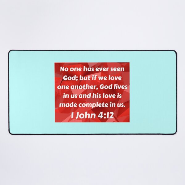 Item preview, Bible Verse 1 John 4:12 designed and sold by Prayingwarrior.