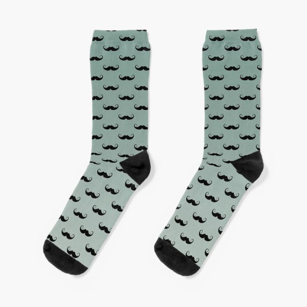 Mustache Pattern Socks