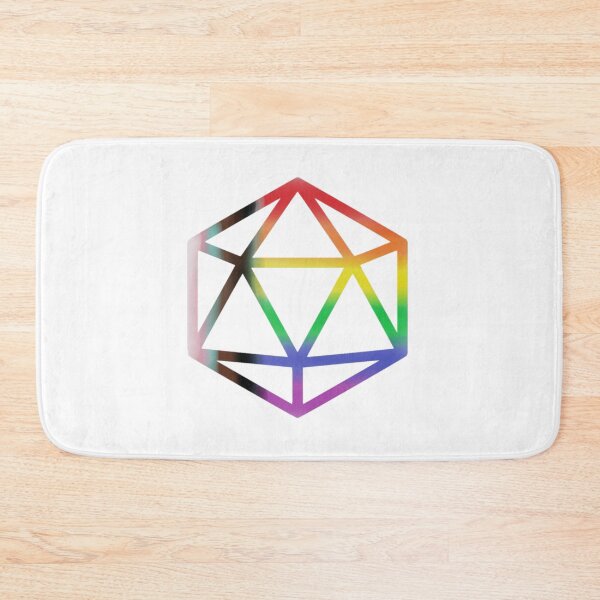 Item preview, Modern Rainbow Flag D20 designed and sold by Dead1bird.
