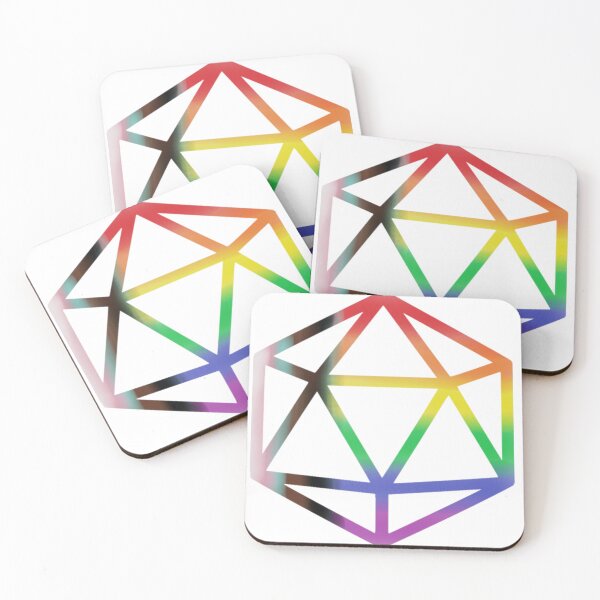Item preview, Modern Rainbow Flag D20 designed and sold by Dead1bird.