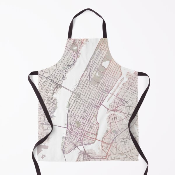 Item preview, Manhattan Map, New York City, USA City designed and sold by TheRedFinch.