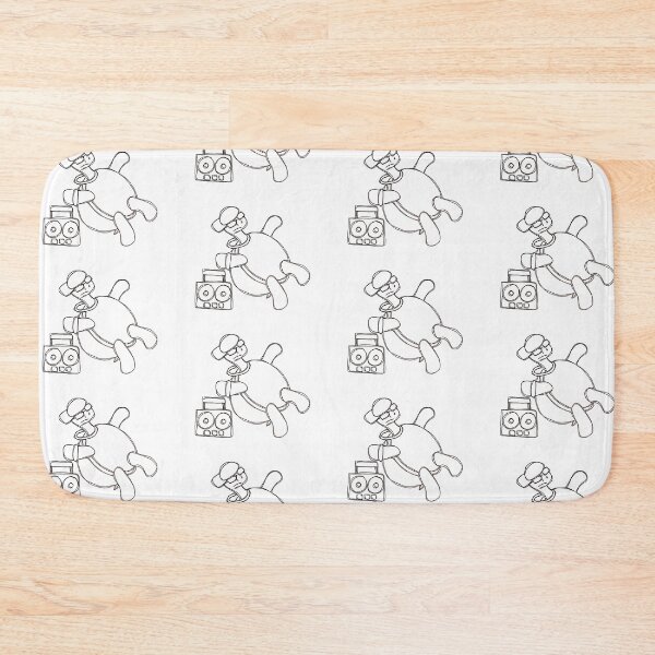 Item preview, Sketched Breakdancing Turtle designed and sold by PeachBabeSuds.