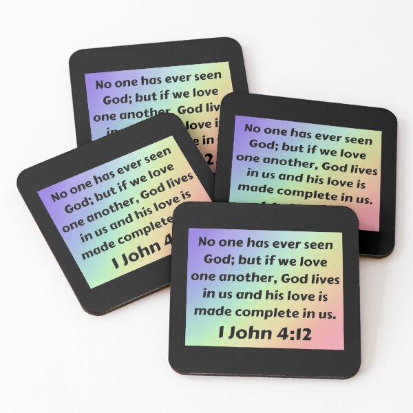 Item preview, Bible Verse 1 John 4:12 designed and sold by Prayingwarrior.