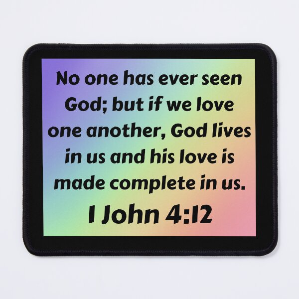 Item preview, Bible Verse 1 John 4:12 designed and sold by Prayingwarrior.