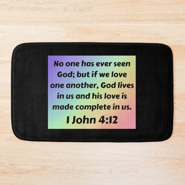 Item preview, Bible Verse 1 John 4:12 designed and sold by Prayingwarrior.