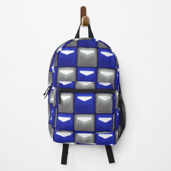 Item preview, Beat Saber Block Pattern 2022 - Gray & Cobalt Blue designed and sold by JessySketches.