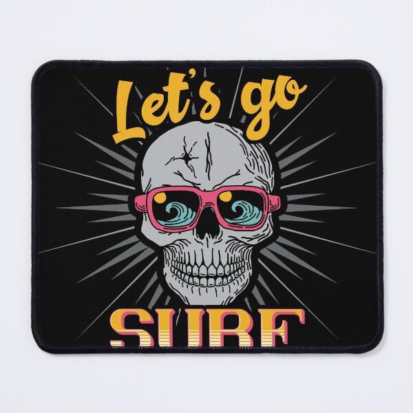 Item preview, Let's go surf skull  designed and sold by MAF_Merch.