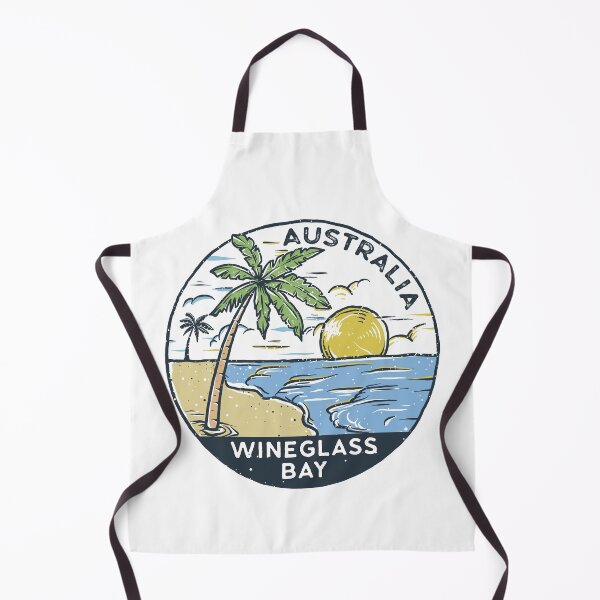 Item preview, Wineglass Bay Australia Vintage designed and sold by KrisSidDesigns.