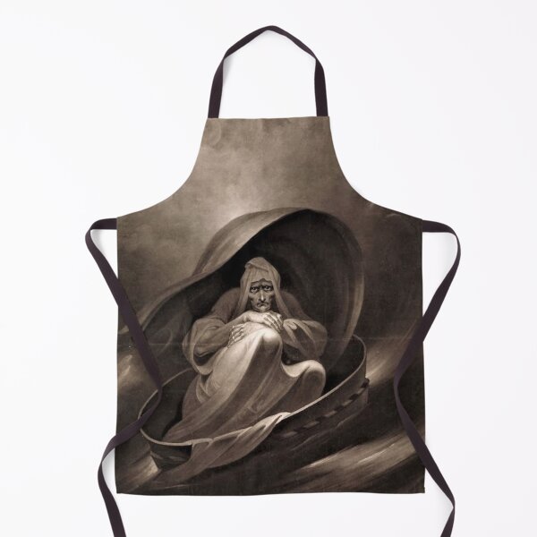 Item preview, "Witch Sailing to Aleppo in a Sieve" 1807 by British Artist Charles Turner designed and sold by bayberrygal.