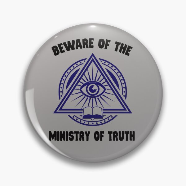 Item preview, Beware of the Ministry of Truth Stickers, Shirts and More designed and sold by Jungleful33.