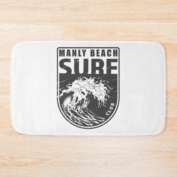 Item preview, Manly Beach Surf Club Australia Emblem designed and sold by KrisSidDesigns.