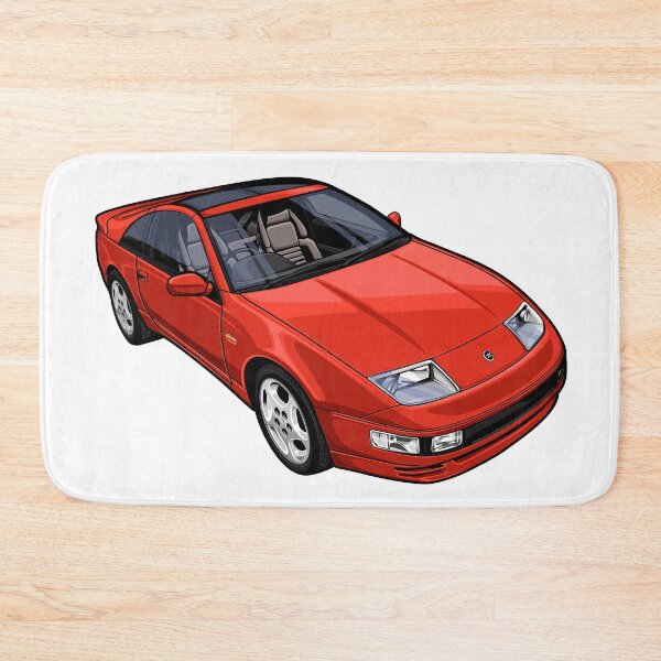 Item preview, Artwork Nissan 300 ZX - youngtimer - lava red designed and sold by SketchNinja.