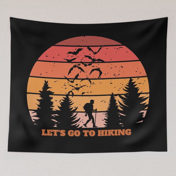 Item preview, Let's Go Hiking | Nature Lover | Adventure | Outdoor  | Mountain Trip |for Hiking designed and sold by Alexa5454.