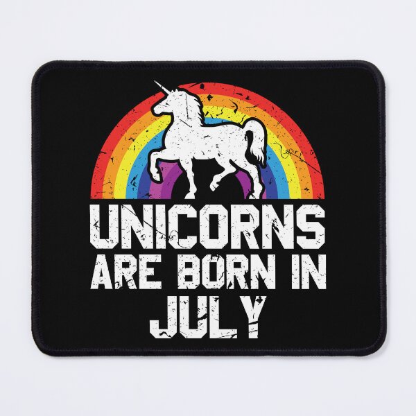 Item preview, Unicorns Are Born In July Shirt Birthday Month Gift Tee designed and sold by haselshirt.