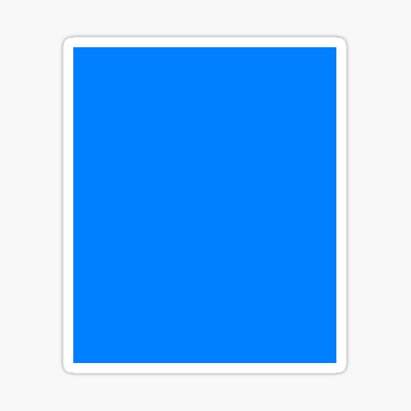 Azure Blue Sticker