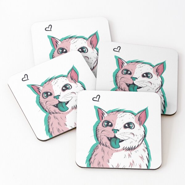 Item preview, Lovely Anime Green Cat Blep designed and sold by BakaOutfit.