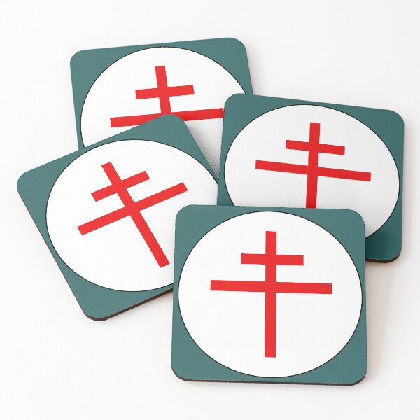 Item preview, Free French Air Force (Cross of Lorrain) Emblem designed and sold by warbirdwear.