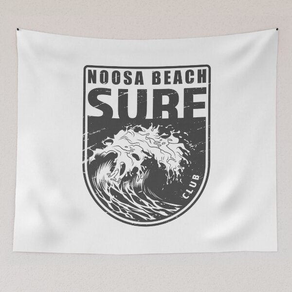 Item preview, Noosa Beach Surf Club Australia Emblem designed and sold by KrisSidDesigns.