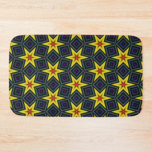 Item preview, Multi-colored stars and squares abstract expressionism by Code03 designed and sold by Code03.