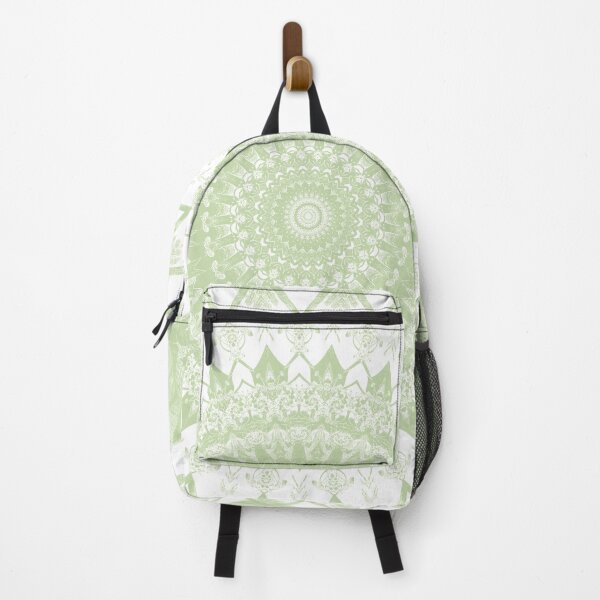 Item preview, Boho Pastel Green Mandala designed and sold by Kelly Dietrich Mandala & Fractal Art.