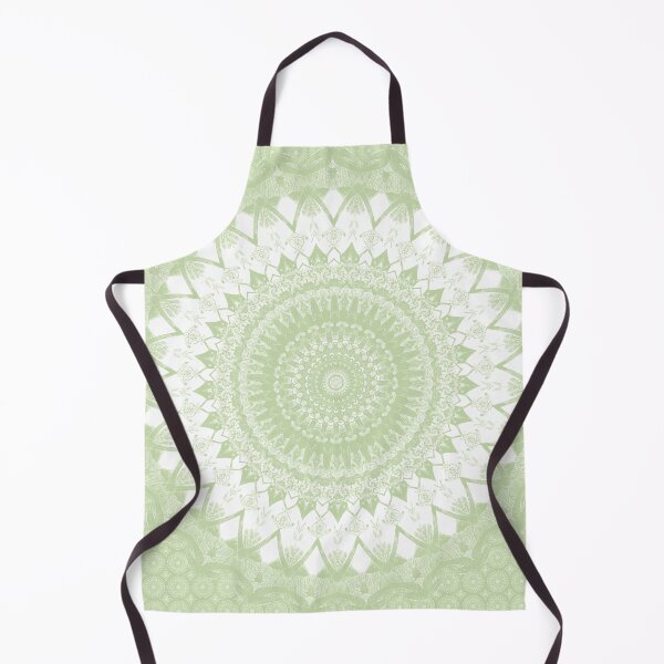 Item preview, Boho Pastel Green Mandala designed and sold by Kelly Dietrich Mandala & Fractal Art.
