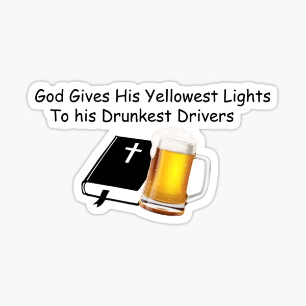 Item preview, Gods Drunkest Driver designed and sold by ILOVETHEFEDGOV.