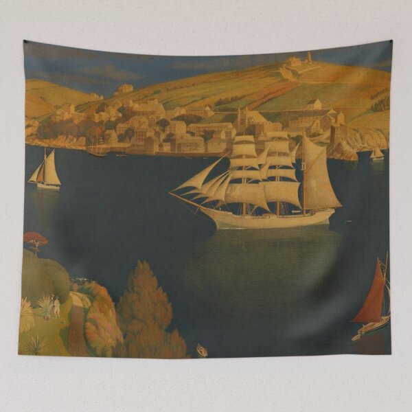 Item preview, Sailing by Joseph Edward Southall - Vintage Art designed and sold by RickE.