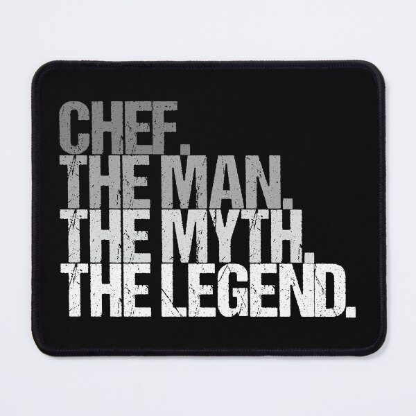 Item preview, Chef The Man The Myth The Legend Gift Idea designed and sold by haselshirt.