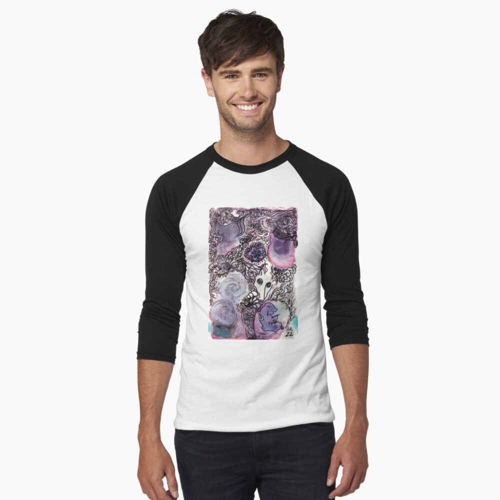 Item preview, Baseball ¾ Sleeve T-Shirt designed and sold by amysnotdeadyet.