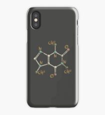 Caffeine Molecule - The Molecular Formula for Caffeine! iPhone Case