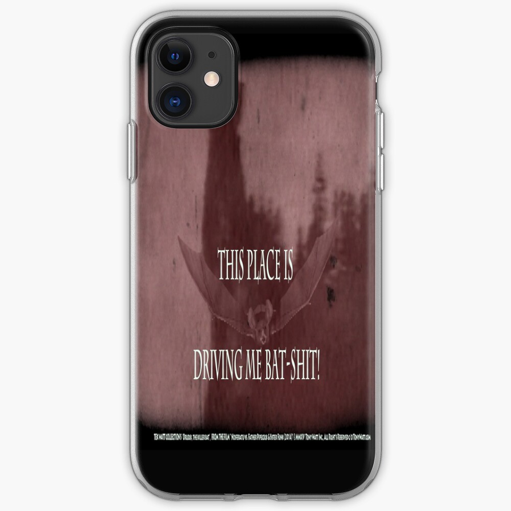 ‘Orlock, the Vampire #2' (as killer vampire bat), FROM THE FILM “ Nosferatu vs. Father Pipecock & Sister Funk (2014) iPhone Case & Cover