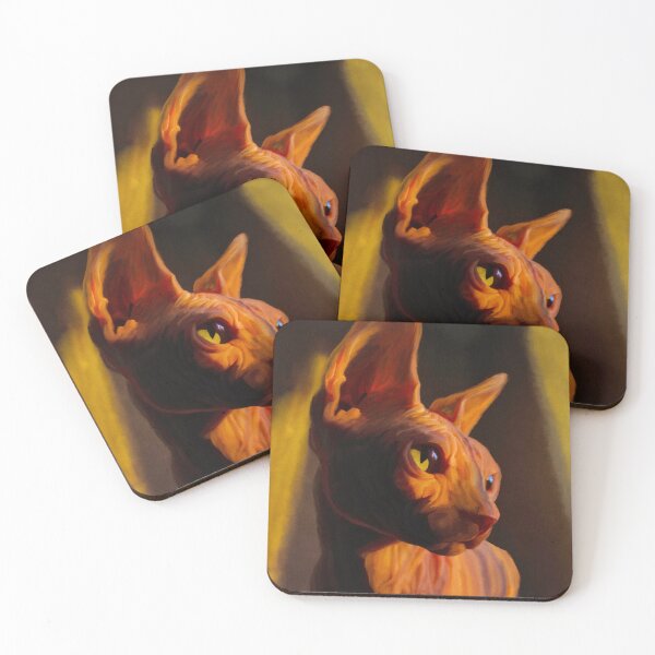 Item preview, Cut Sphynx Cat Oil Paint, Canadian Sphynx, Gift Idea For Sphynx Mom, Sphynx Cat Lover And Sphynx Cat Owners designed and sold by Paintcorner.