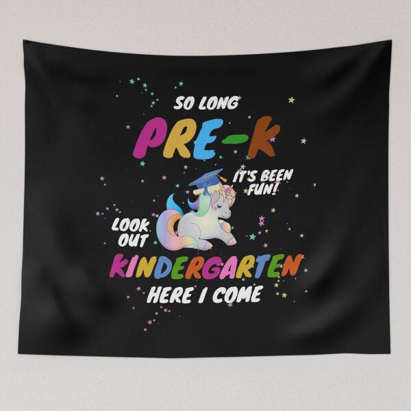 Item preview, Kids So Long Pre-K Kindergarten Here I Come Unicorn Graduation designed and sold by youssef tamimi.