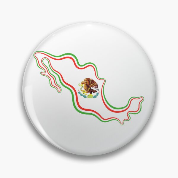 Item preview, Mexican map with eagle designed and sold by masquetacos.