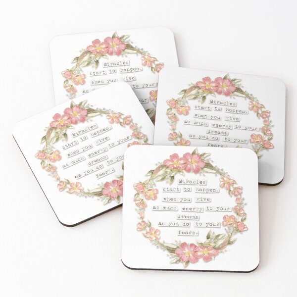 Item preview, Miracles happen wreath designed and sold by Theodora Gould.